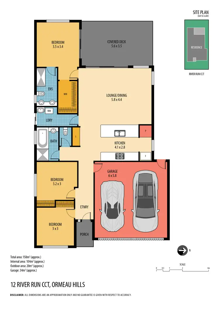 Floorplan of Homely house listing, 12 River Run Circuit, Ormeau Hills QLD 4208