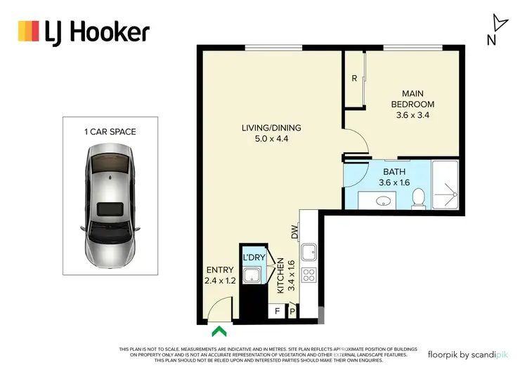 Floorplan of Homely apartment listing, 1410/22-24 Jane Bell Lane, Melbourne VIC 3000
