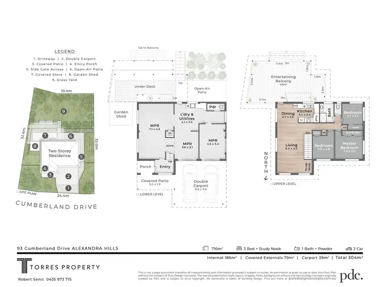 Floorplan of Homely house listing, 93 Cumberland Drive, Alexandra Hills QLD 4161