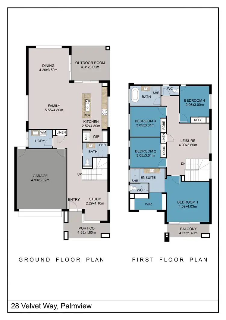 Floorplan of Homely house listing, 28 Velvet Way, Palmview QLD 4553