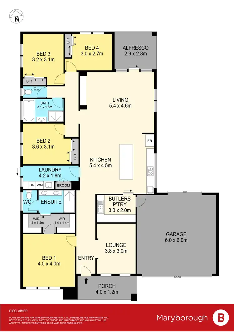 Floorplan of Homely house listing, 11 Dodds Street, Maryborough VIC 3465