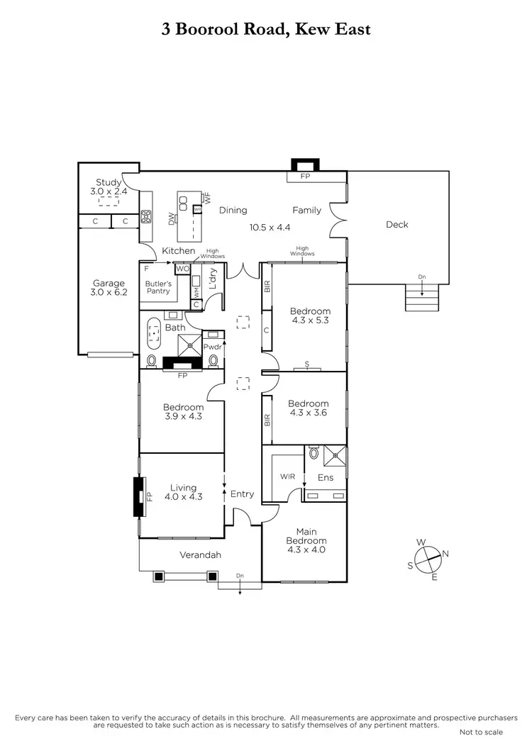 Floorplan of Homely house listing, 3 Boorool Road, Kew East VIC 3102