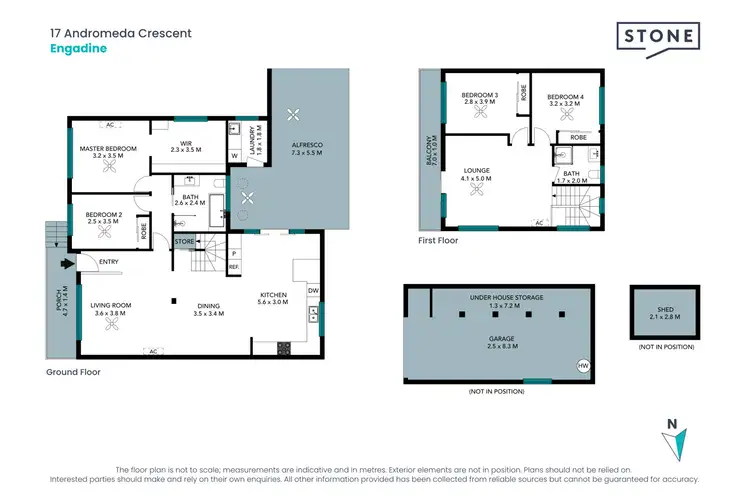 Floorplan of Homely house listing, 17 Andromeda Crescent, Engadine NSW 2233