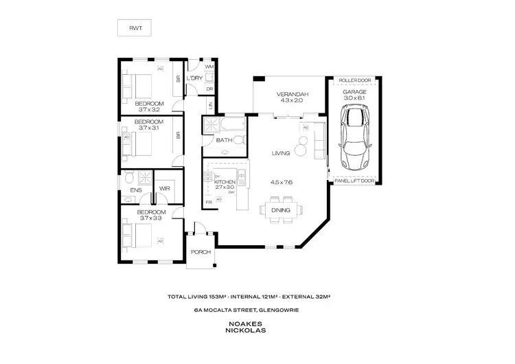 Floorplan of Homely house listing, 6A Mocalta Street, Glengowrie SA 5044