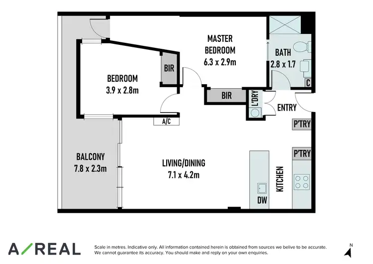 Floorplan of Homely apartment listing, 222/4 Bik Lane, Fitzroy North VIC 3068
