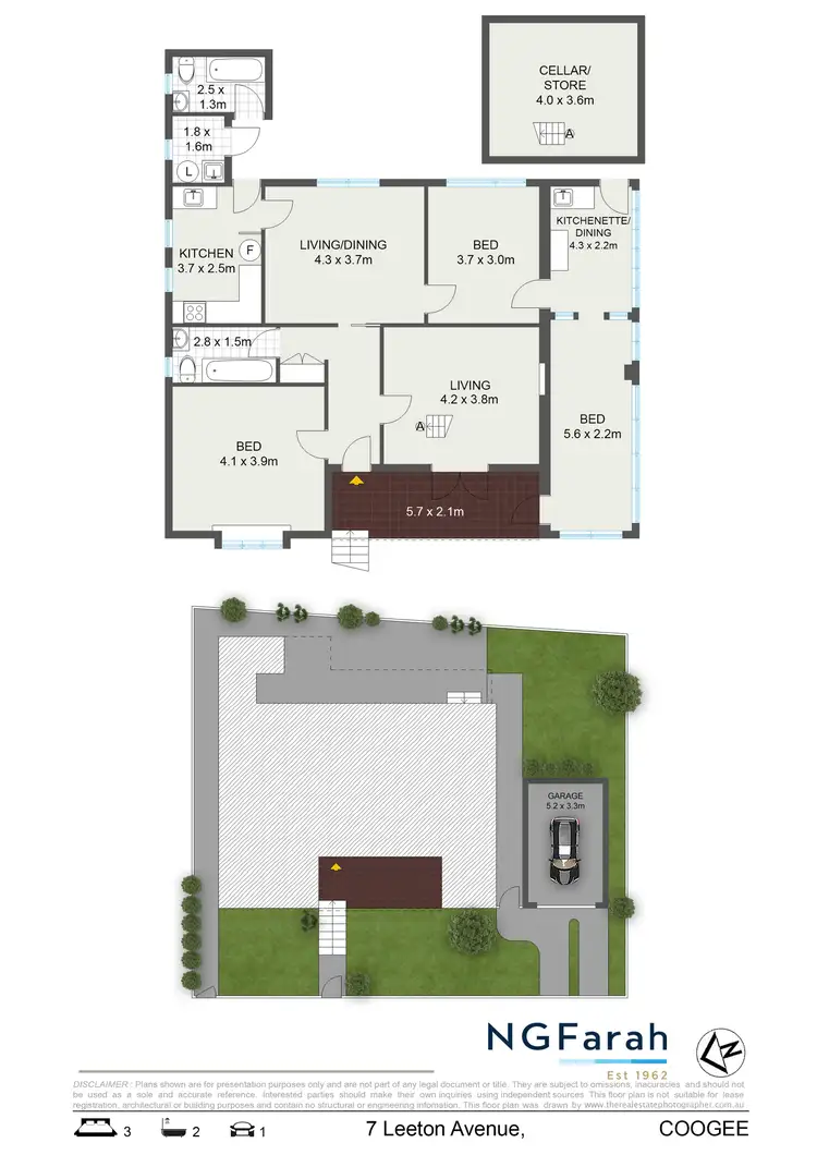 Floorplan of Homely house listing, 7 Leeton Avenue, Coogee NSW 2034