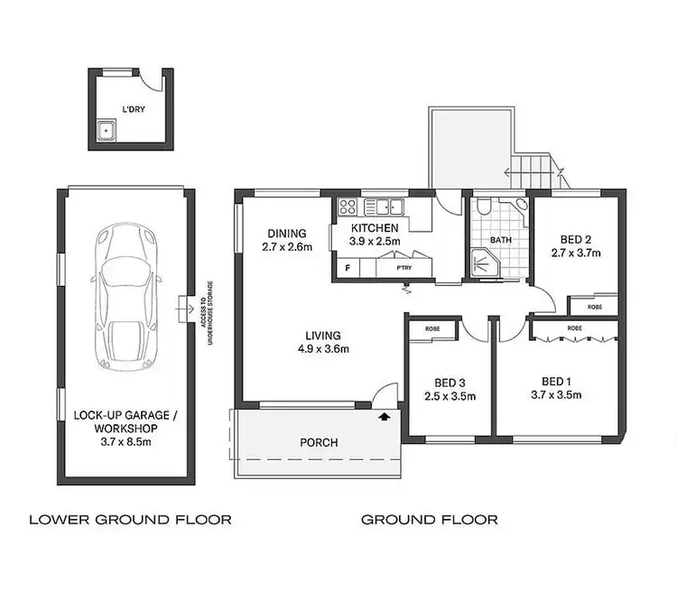 Floorplan of Homely house listing, 1 Robwald Avenue, Coniston NSW 2500
