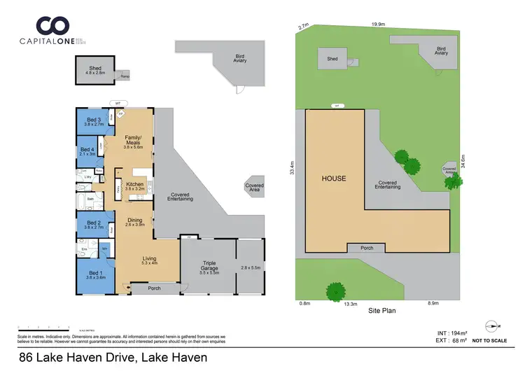 Floorplan of Homely house listing, 86 Lake Haven Drive, Lake Haven NSW 2263