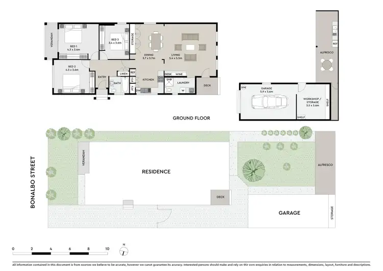 Floorplan of Homely house listing, 13 Bonalbo Street, Kingsgrove NSW 2208