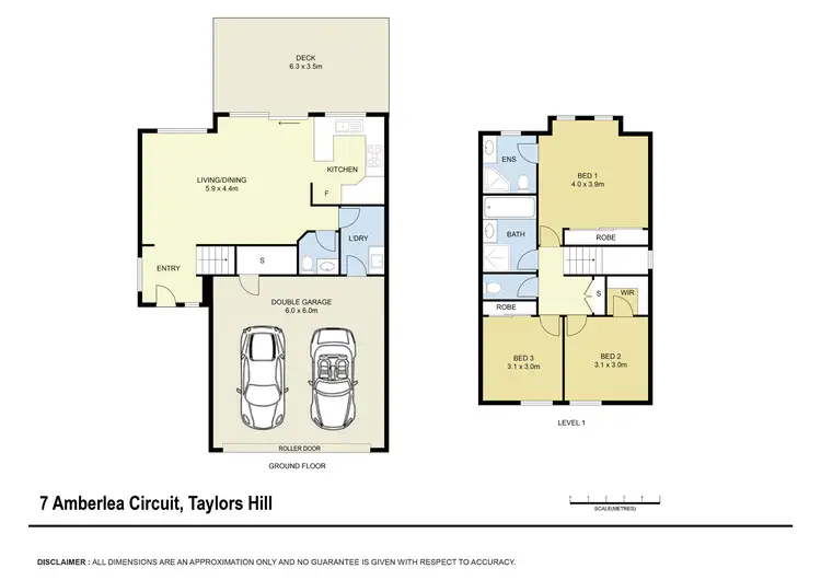Floorplan of Homely house listing, 7 Amberlea Circuit, Taylors Hill VIC 3037