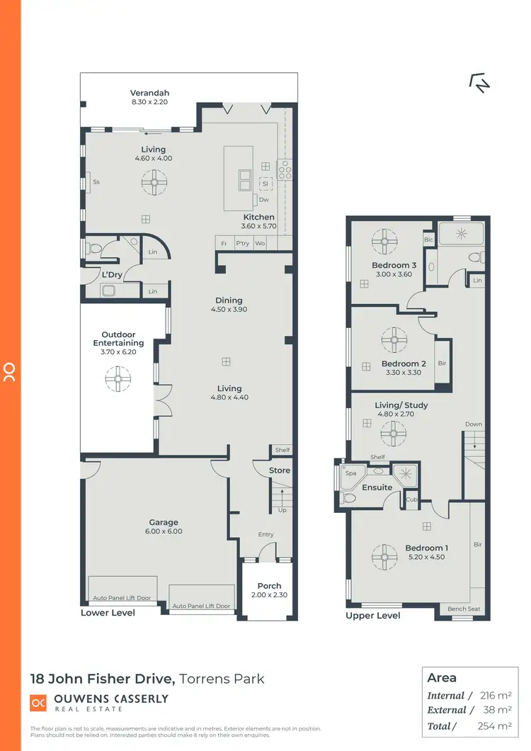 Floorplan of Homely house listing, 18 John Fisher Drive, Torrens Park SA 5062