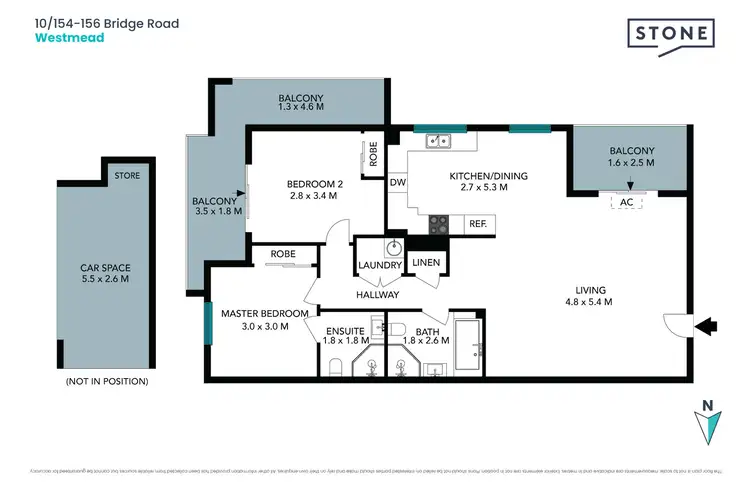 Floorplan of Homely apartment listing, 10/154-156 Bridge Road, Westmead NSW 2145