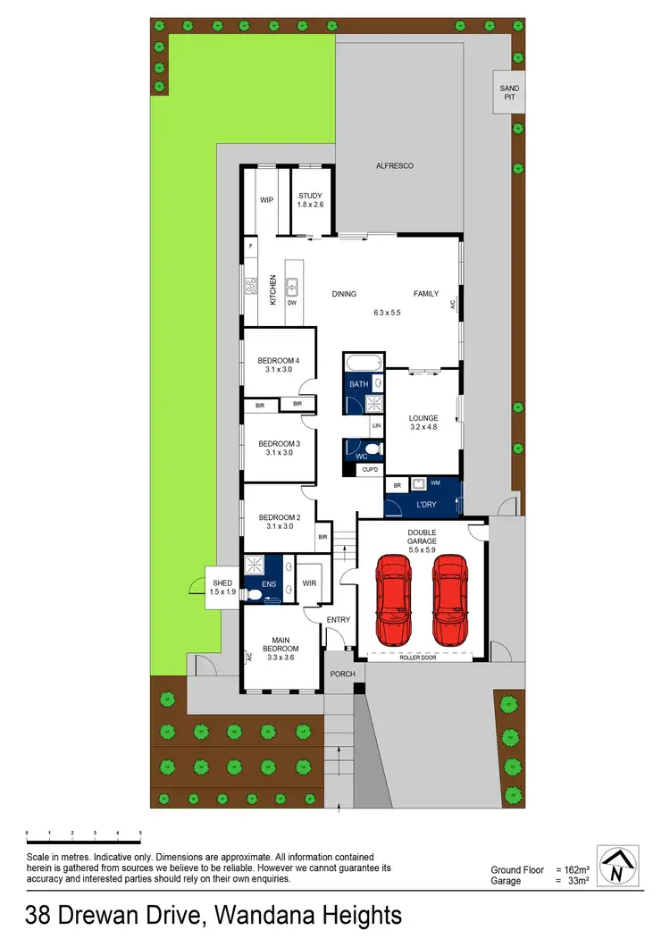 Floorplan of Homely house listing, 38 Drewan Drive, Wandana Heights VIC 3216