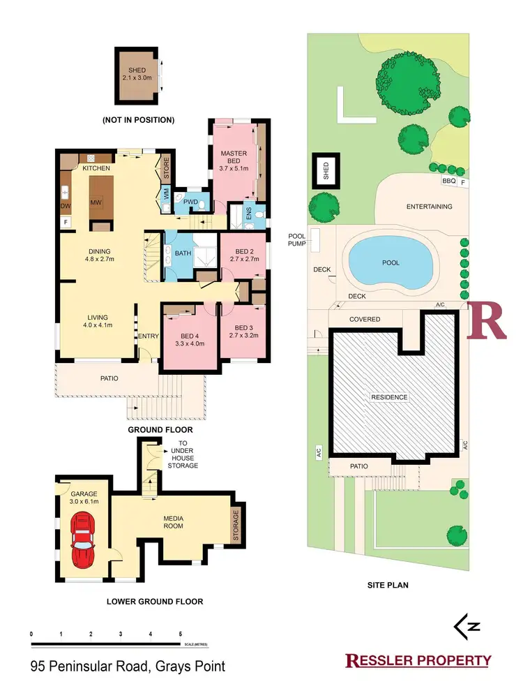 Floorplan of Homely house listing, 95 Peninsular Road, Grays Point NSW 2232
