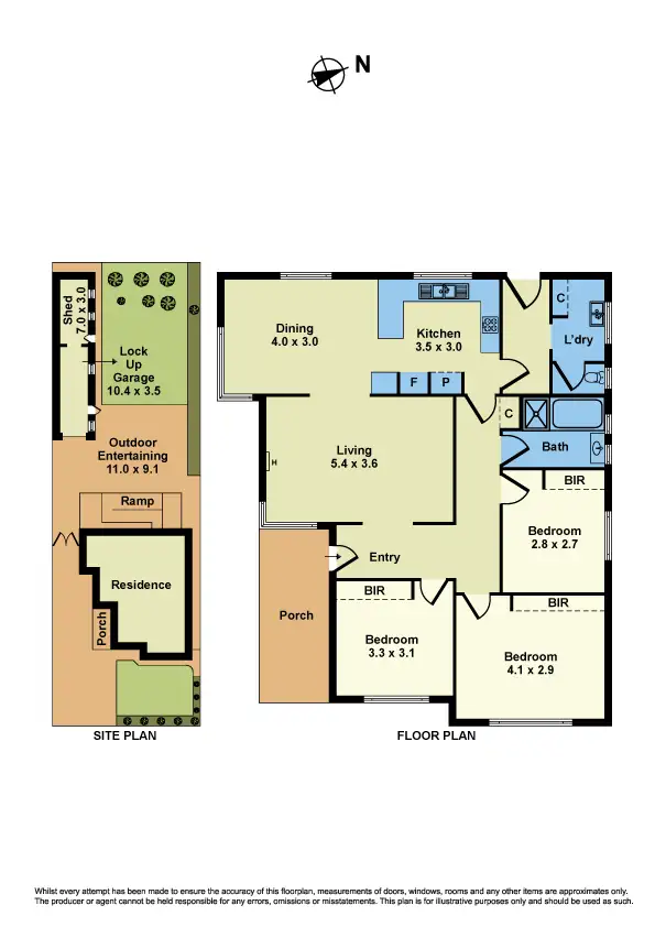 Floorplan of Homely house listing, 9 Alden Street, Sunshine West VIC 3020