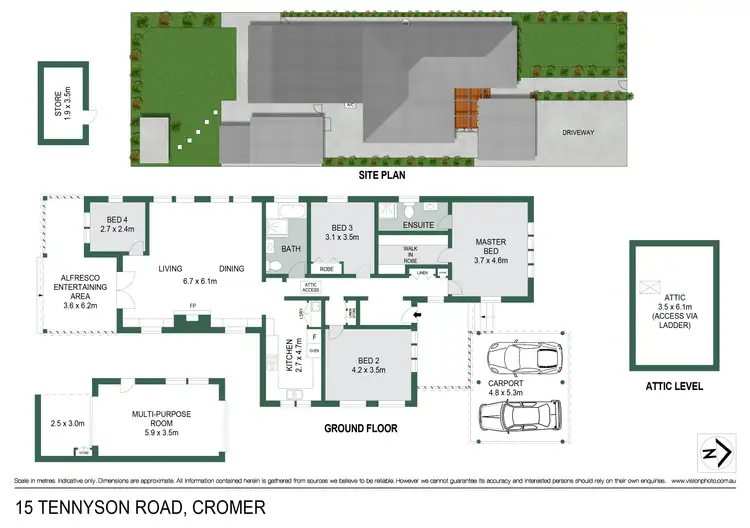 Floorplan of Homely house listing, 15 Tennyson Road, Cromer NSW 2099
