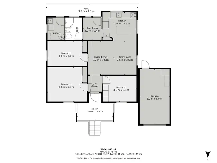 Floorplan of Homely house listing, 5 Culey Avenue, Cooma NSW 2630