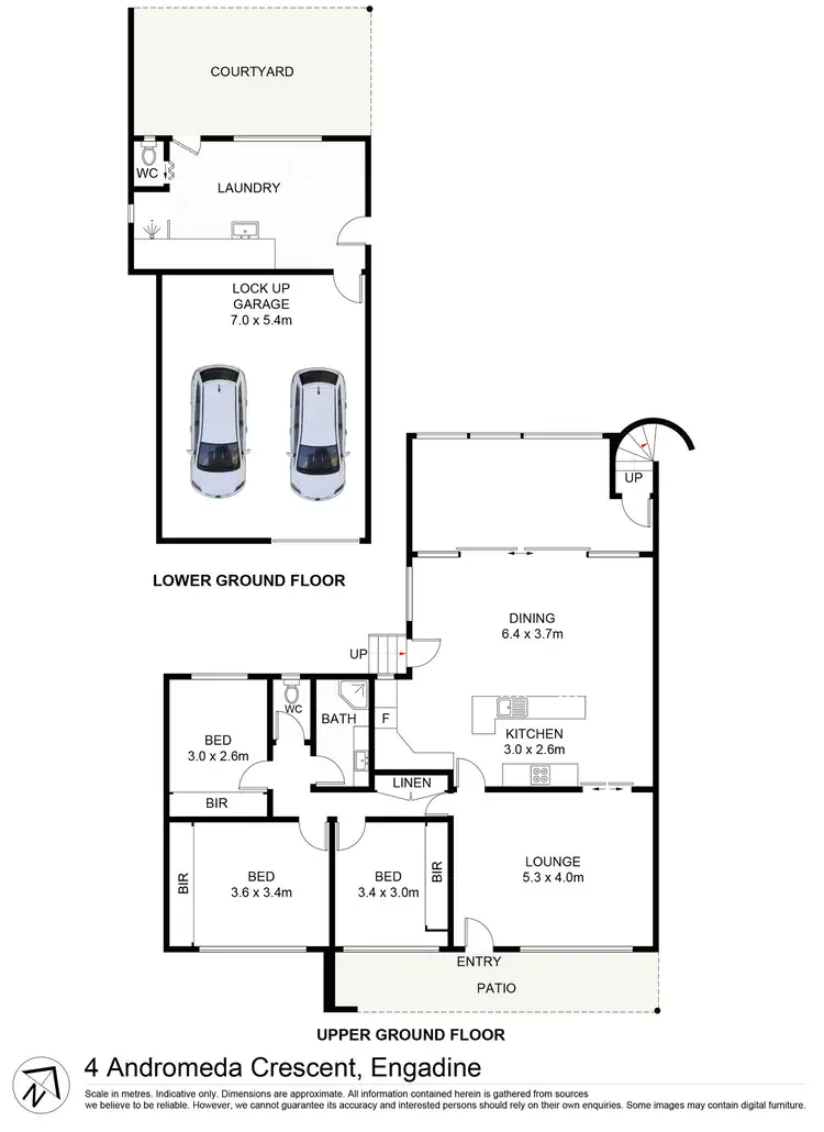 Floorplan of Homely house listing, 4 Andromeda Crescent, Engadine NSW 2233