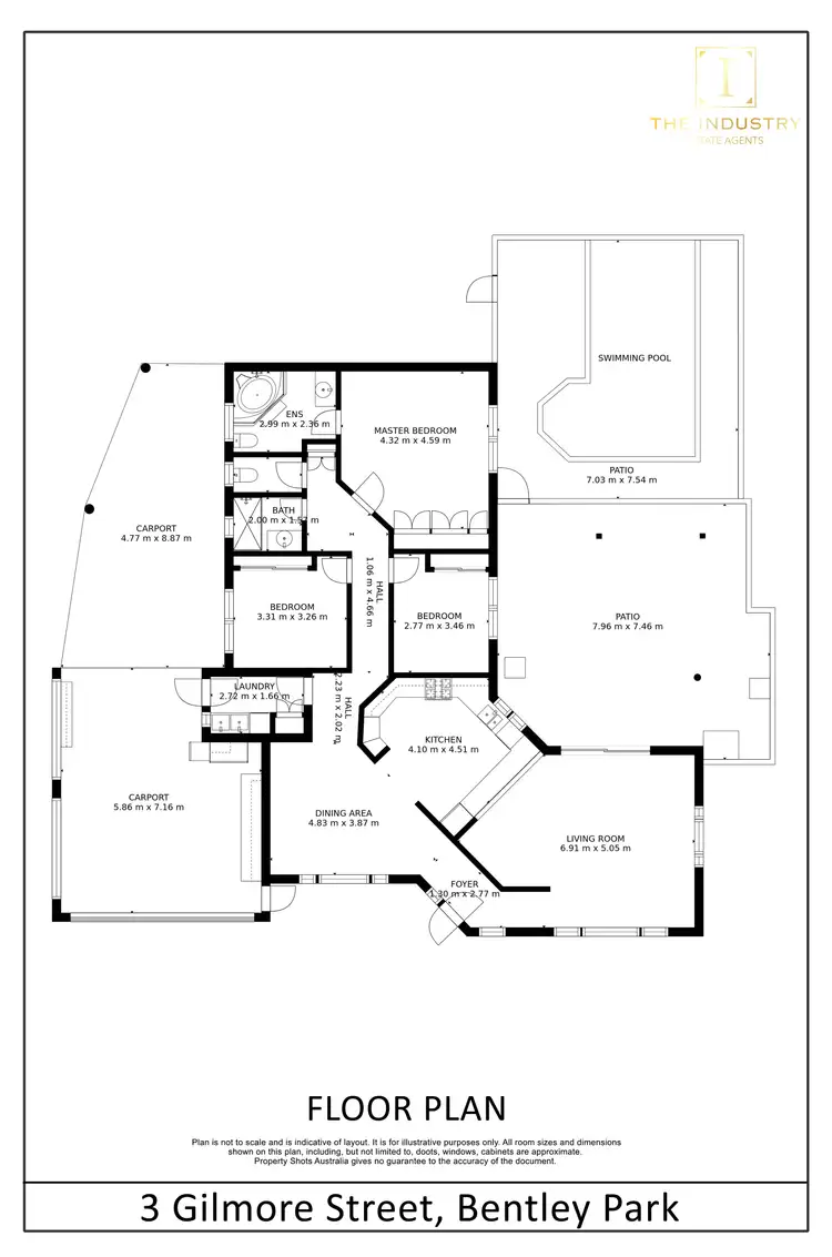 Floorplan of Homely house listing, 3 Gilmore Street, Bentley Park QLD 4869