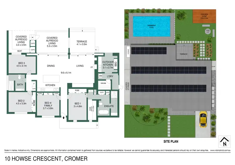 Floorplan of Homely house listing, 10 Howse Crescent, Cromer NSW 2099