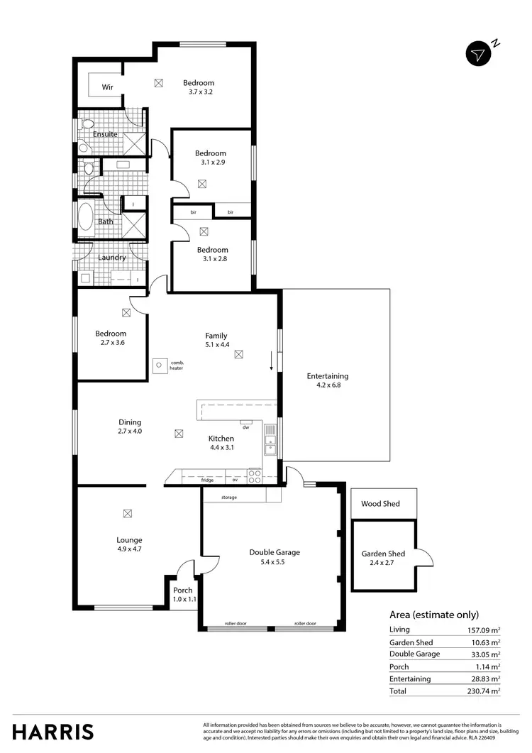 Floorplan of Homely house listing, 12 Banksia Drive, Bridgewater SA 5155