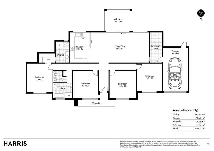 Floorplan of Homely house listing, 1/32A William Street, Birdwood SA 5234