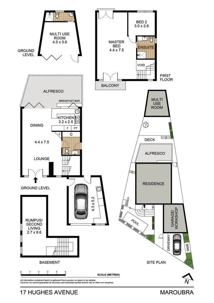 Floorplan of Homely house listing, 17 Hughes Avenue, Maroubra NSW 2035