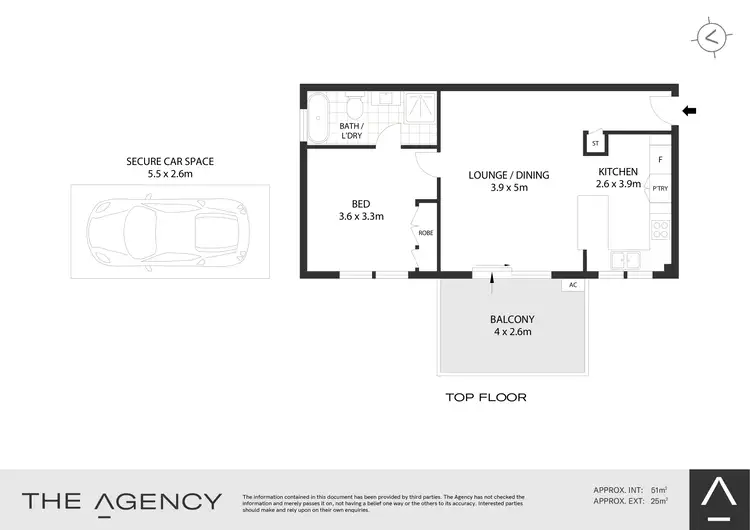 Floorplan of Homely apartment listing, 21/249 Ernest Street, Cammeray NSW 2062