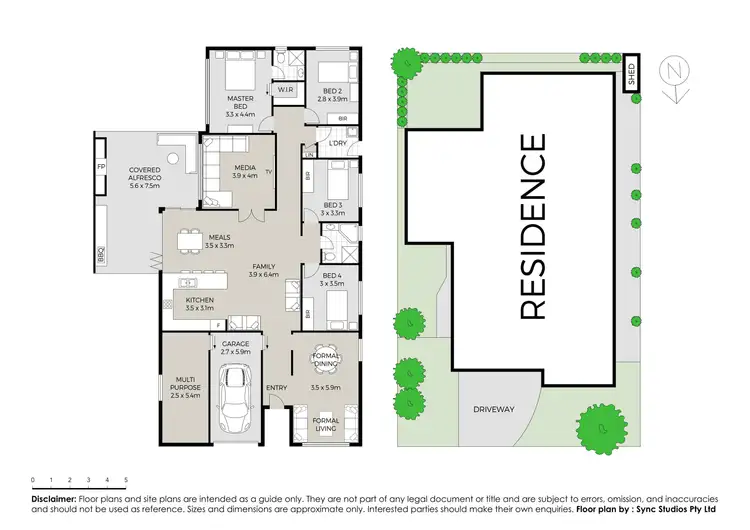 Floorplan of Homely house listing, 4 Zep Place, Kellyville Ridge NSW 2155