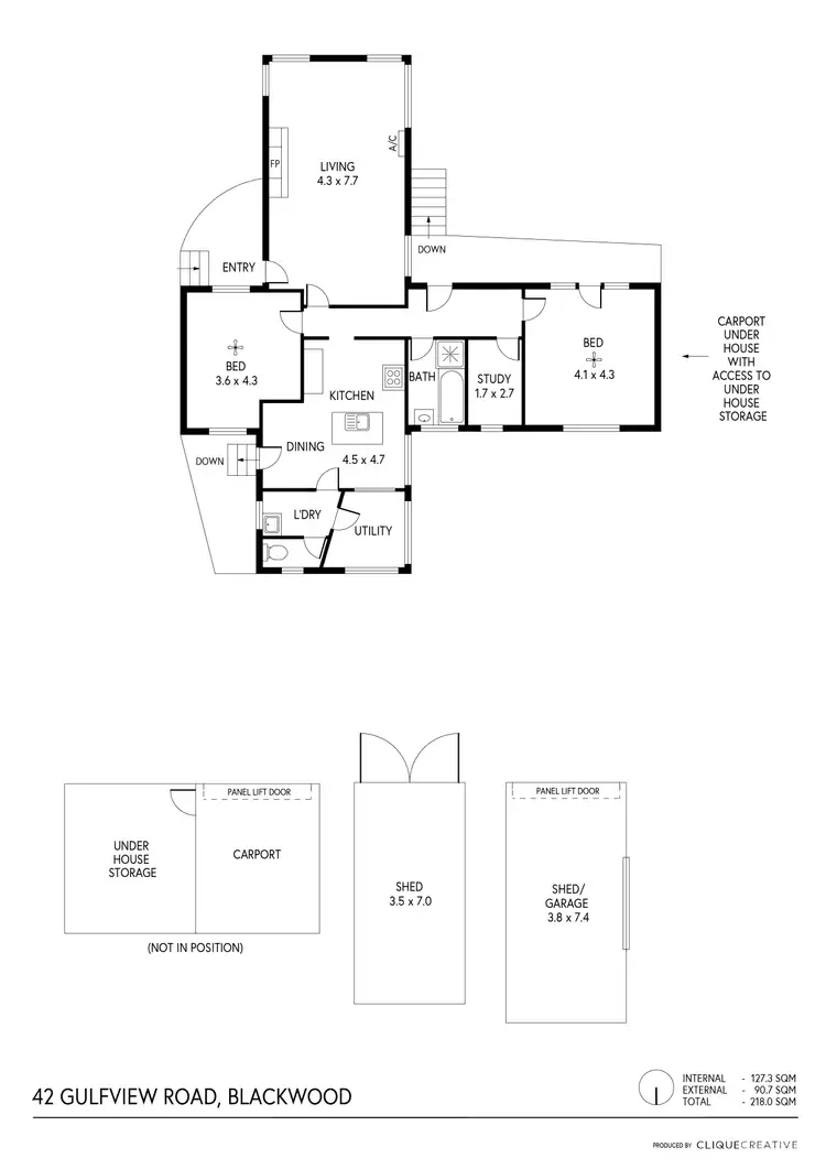 Floorplan of Homely house listing, 42 Gulfview Road, Blackwood SA 5051