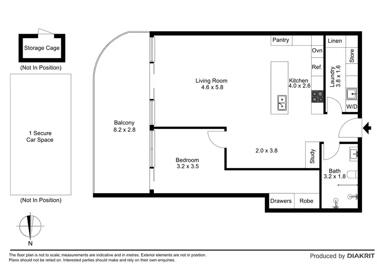 Floorplan of Homely apartment listing, 202/474 Princes Highway, Blakehurst NSW 2221