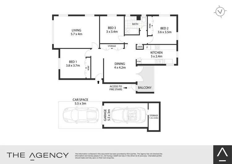Floorplan of Homely apartment listing, 5/17 Laurence Street, Manly NSW 2095