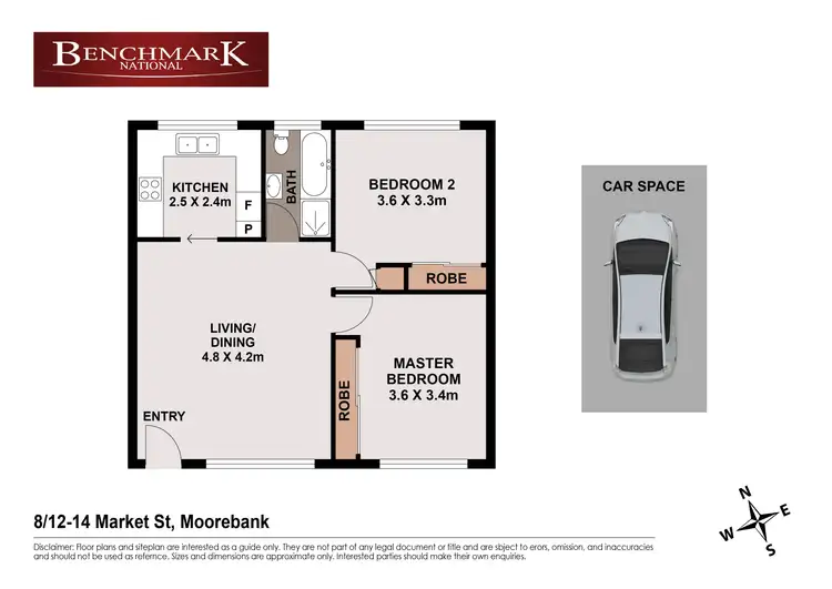 Floorplan of Homely unit listing, 8/12-14 Market Street, Moorebank NSW 2170