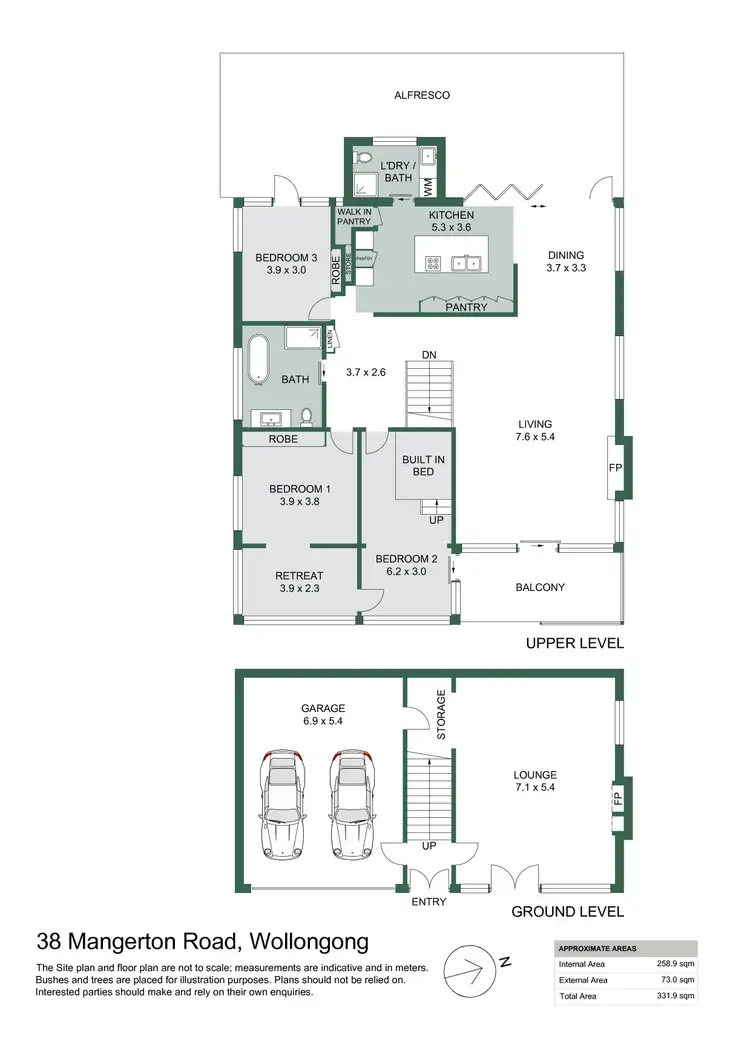 Floorplan of Homely house listing, 38 Mangerton Road, Wollongong NSW 2500
