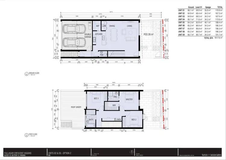 Floorplan of Homely townhouse listing, 2/42 Fullagar Crescent, Higgins ACT 2615