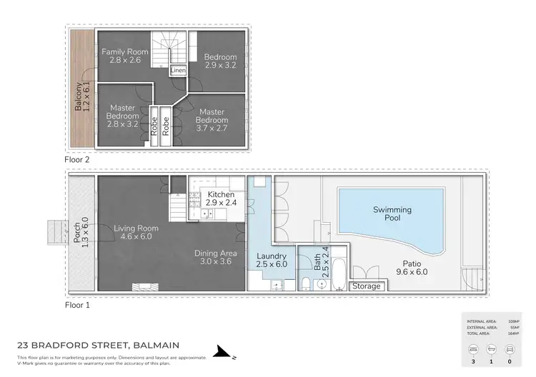 Floorplan of Homely house listing, 23 Bradford Street, Balmain NSW 2041