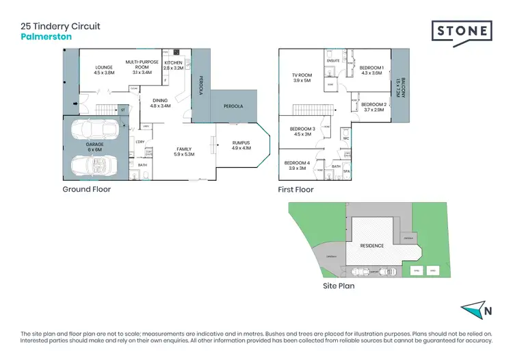 Floorplan of Homely house listing, 25 Tinderry Circuit, Palmerston ACT 2913