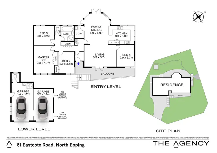 Floorplan of Homely house listing, 61 Eastcote Road, North Epping NSW 2121