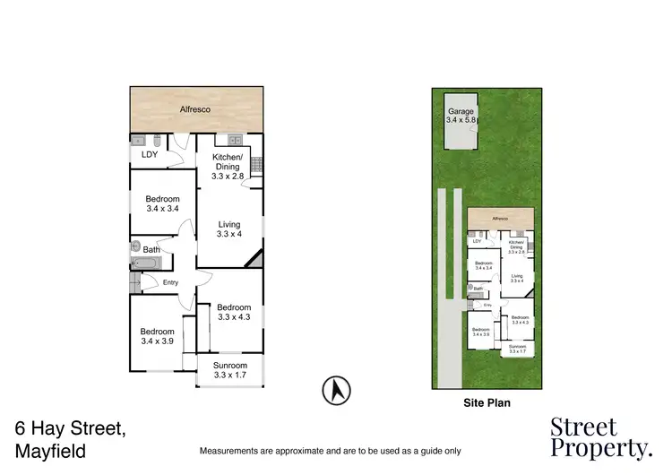 Floorplan of Homely house listing, 6 Hay Street, Mayfield NSW 2304