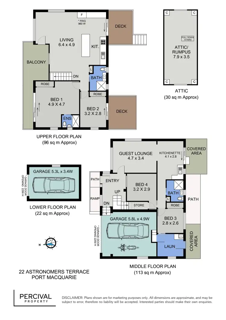 Floorplan of Homely house listing, 22 Astronomers Terrace, Port Macquarie NSW 2444