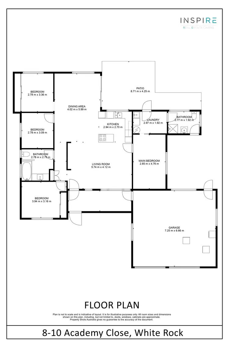 Floorplan of Homely house listing, 8-10 Academy Close, White Rock QLD 4868