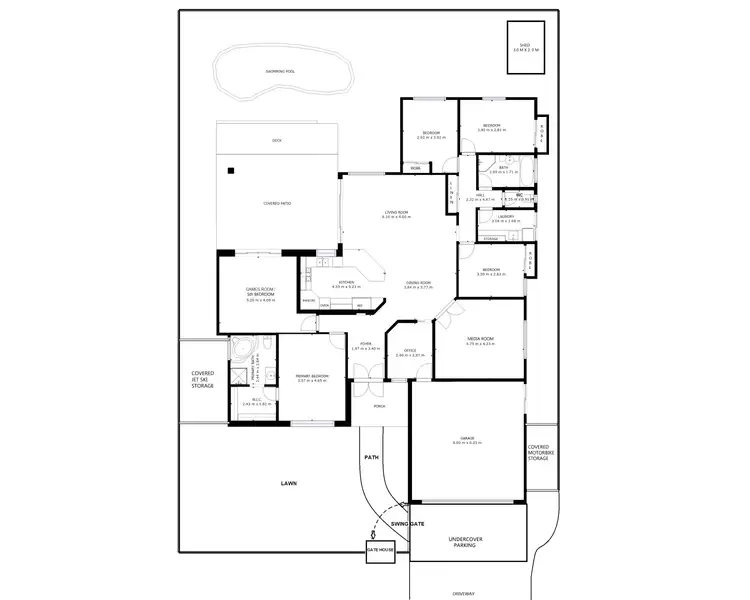 Floorplan of Homely house listing, 34 Regent Avenue, Redlynch QLD 4870