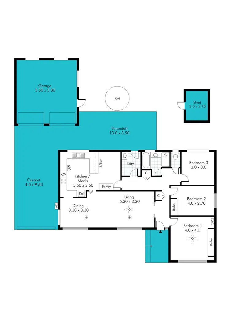 Floorplan of Homely house listing, 5 Livonia Street, Hallett Cove SA 5158