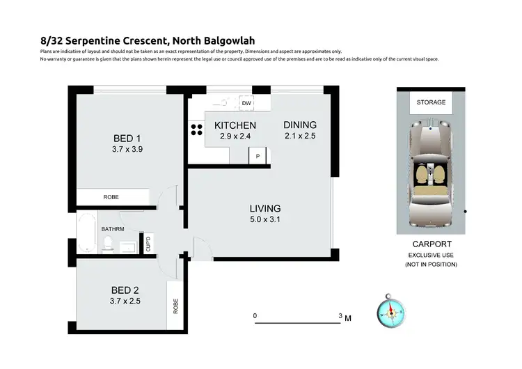 Floorplan of Homely unit listing, 8/32 Serpentine Crescent, North Balgowlah NSW 2093