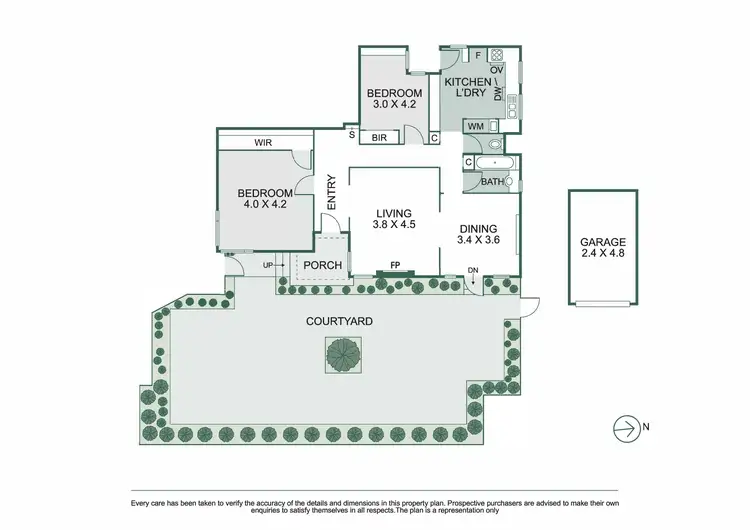Floorplan of Homely apartment listing, 1/3 Bates Street, Malvern East VIC 3145