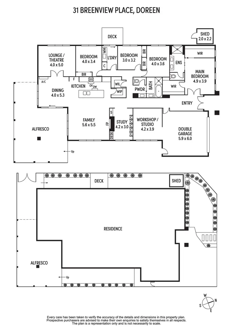 Floorplan of Homely house listing, 31 Breenview Place, Doreen VIC 3754