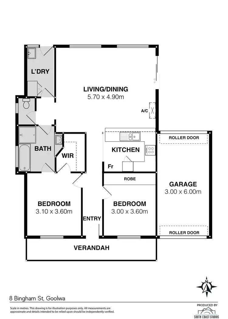 Floorplan of Homely house listing, 8 Bingham Road, Goolwa SA 5214