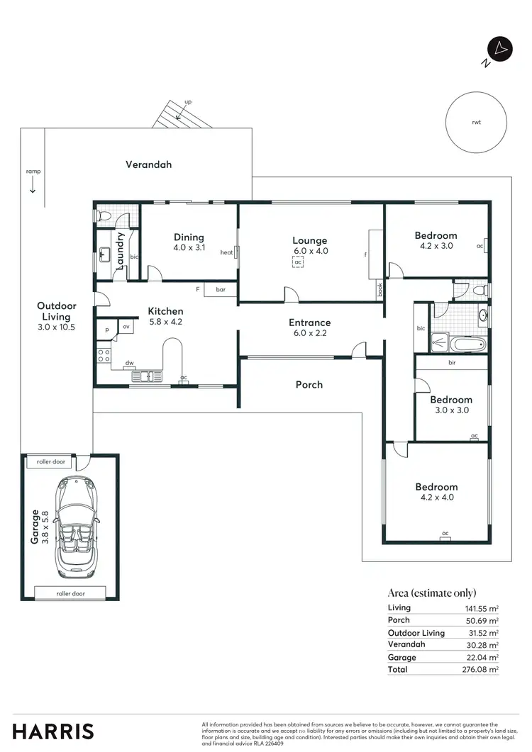 Floorplan of Homely house listing, 9 Willoughby Street, Klemzig SA 5087