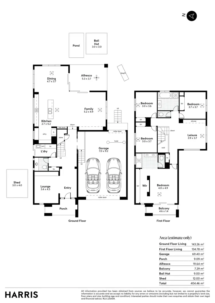 Floorplan of Homely house listing, 7 Verco Place, Craigburn Farm SA 5051