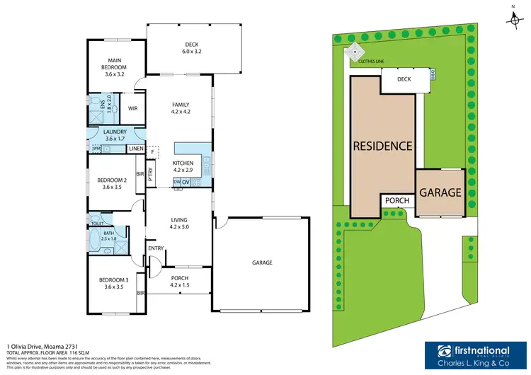 Floorplan of Homely house listing, 1 Olivia Drive, Moama NSW 2731